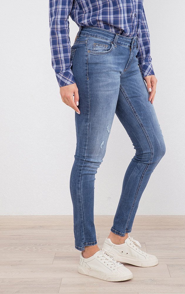 Укороченные джинсы 3